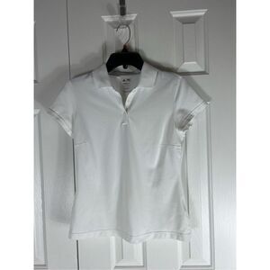 Adidas Climalite Womens White Blouse Size Small